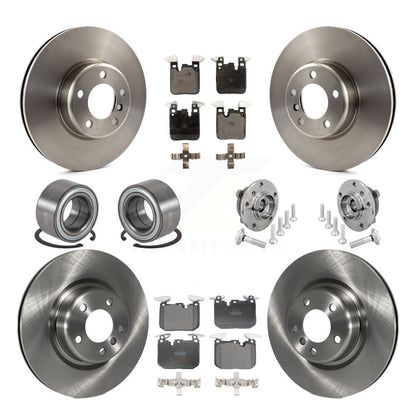 Hub Bearing Disc Brake Rotor Pad Shoe Front Rear Kit (10Pc) For BMW M240i xDrive
