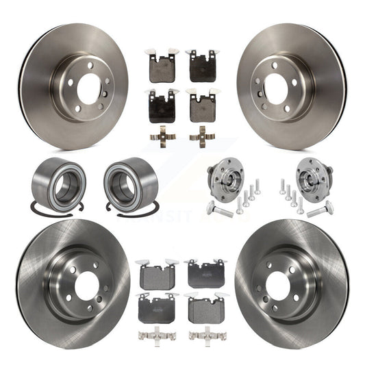 Hub Bearing Disc Brake Rotor Pad Shoe Front Rear Kit (10Pc) For BMW M240i xDrive