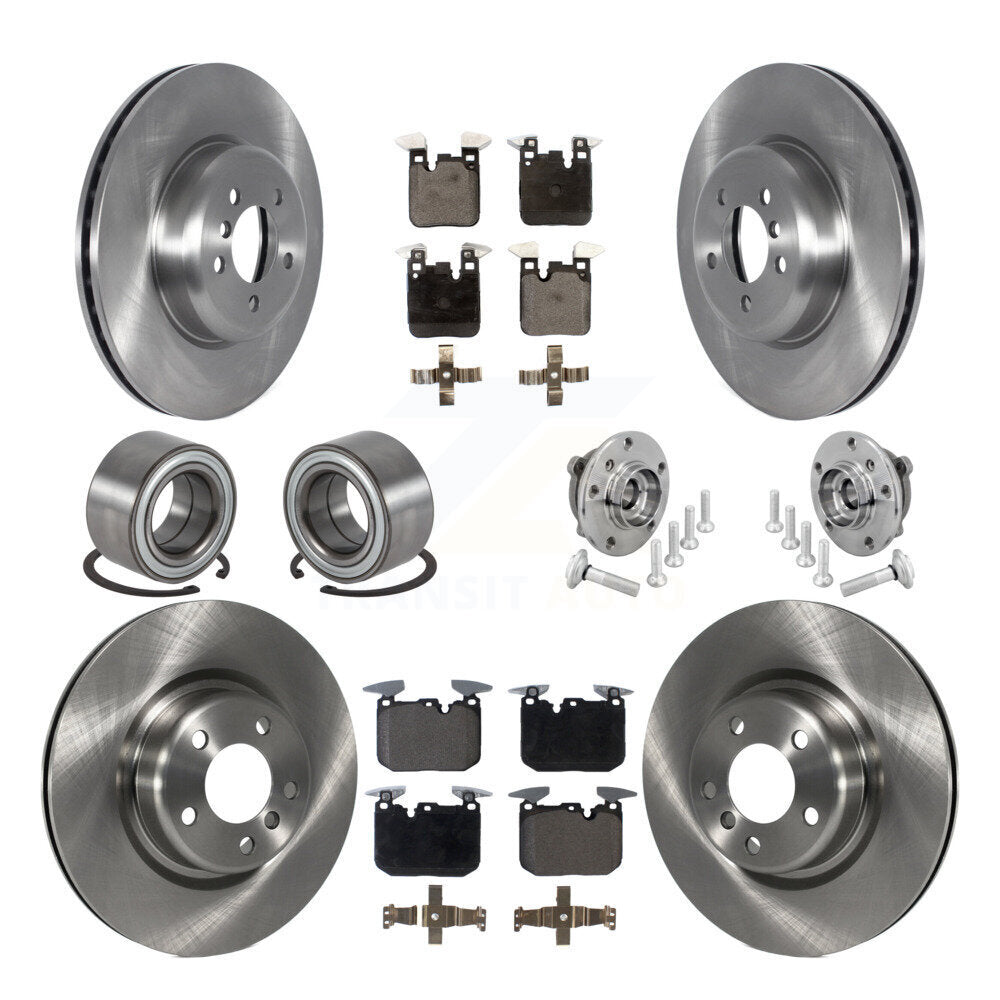 Hub Bearing Disc Brake Rotor Pad Shoe Front Rear Kit (10Pc) For BMW M240i xDrive