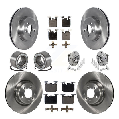 Hub Bearing Disc Brake Rotor Pad Shoe Front Rear Kit (10Pc) For BMW M240i xDrive