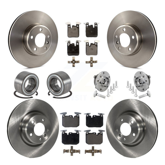 Hub Bearing Disc Brake Rotor Pad Shoe Front Rear Kit (10Pc) For BMW M240i xDrive