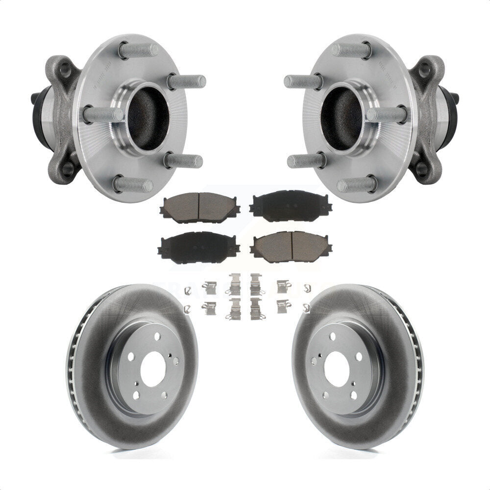 Hub Bearing Coat Brake Rotor Pads Front Kit For Lexus IS250 With F Sport Package