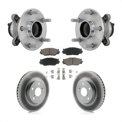 Hub Bearing Coat Brake Rotor Pads Front Kit For Lexus IS250 With F Sport Package