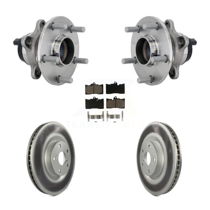 Hub Bearing Coated Brake Rotor Pads Front Kit For Lexus GS350 RC300 RC350 GS450h