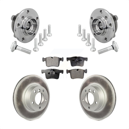 Hub Bearing Coat Brake Rotor Pad Front Kit For BMW 330i xDrive 230i 430i Gran GT