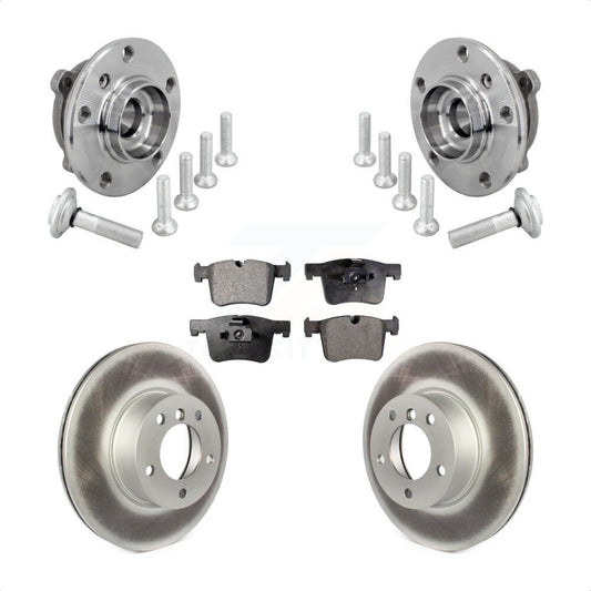 Hub Bearing Coat Brake Rotor Pad Front Kit For BMW 330i xDrive 230i 430i Gran GT