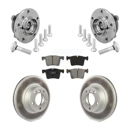 Hub Bearing Coat Brake Rotor Pad Front Kit For BMW 330i xDrive 230i 430i Gran GT