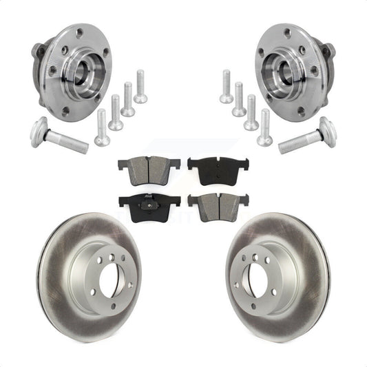 Hub Bearing Coat Brake Rotor Pad Front Kit For BMW 330i xDrive 230i 430i Gran GT