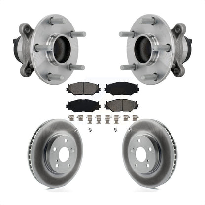 Hub Bearing Coat Brake Rotor Pads Front Kit For Lexus IS250 With F Sport Package