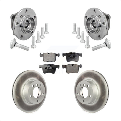 Hub Bearing Coat Brake Rotor Pad Front Kit For BMW 330i xDrive 230i 430i Gran GT