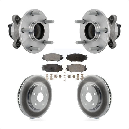 Hub Bearing Coat Brake Rotor Pads Front Kit For Lexus IS250 With F Sport Package