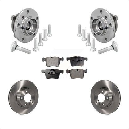 Hub Bearing Brake Rotor & Pad Front Kit For BMW 330i xDrive 230i 430i Gran Coupe