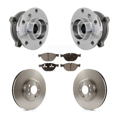 Hub Bearing Brake Rotor Pads Front Kit For BMW X5 X6 M12 x 1.25 Thread xDrive50i