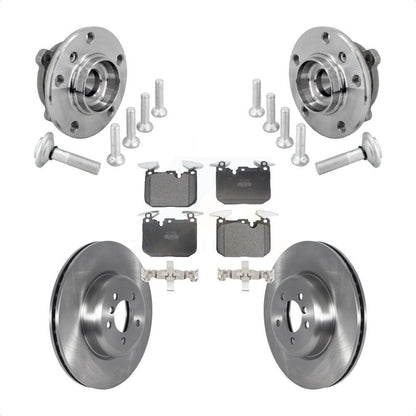 Hub Bearing Brake Rotor Pads Front Kit For BMW 340i xDrive 440i Gran Coupe M240i