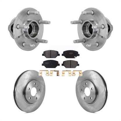 Hub Bearing Assembly Disc Brake Rotors And Pads Front Kit For Buick Envision