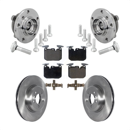 Hub Bearing Brake Rotor Pads Front Kit For BMW 340i xDrive 440i Gran Coupe M240i