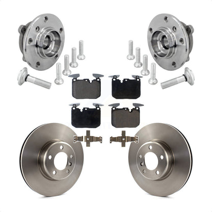 Hub Bearing Brake Rotor & Pad Front Kit For BMW 330i xDrive 440i Gran Coupe 320i