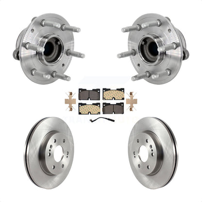 Hub Bearing Brake Rotor Pad Front Kit For Chevrolet GMC Silverado 1500 Sierra XL