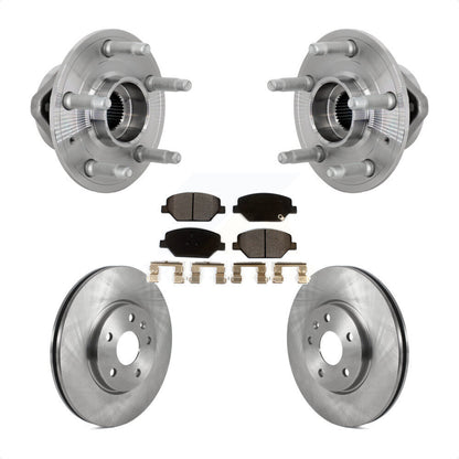 Hub Bearing Assembly Disc Brake Rotors And Pads Front Kit For Buick Envision