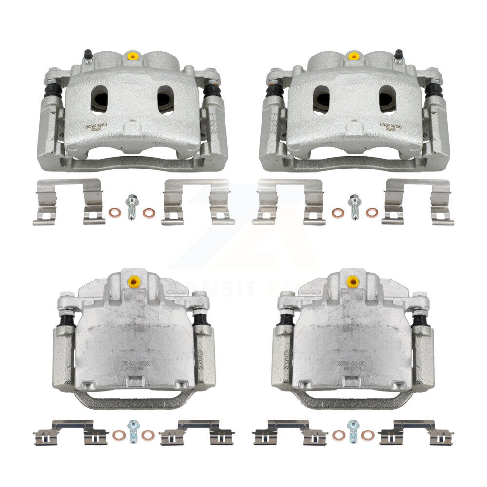 Brake Caliper Front Rear Kit For Chevrolet GMC Silverado 1500 Sierra Avalanche