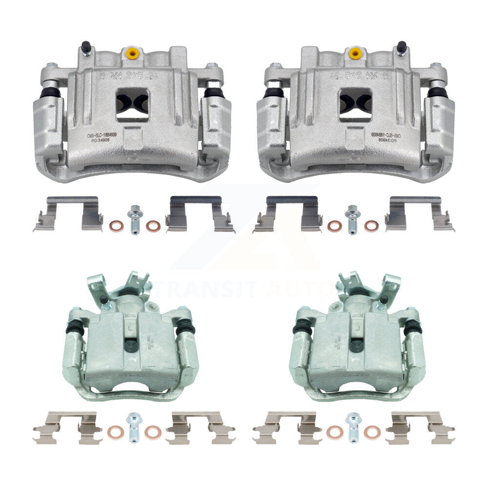 Disc Brake Caliper Front Rear Kit For 2005 Pontiac G6 With Dual Piston
