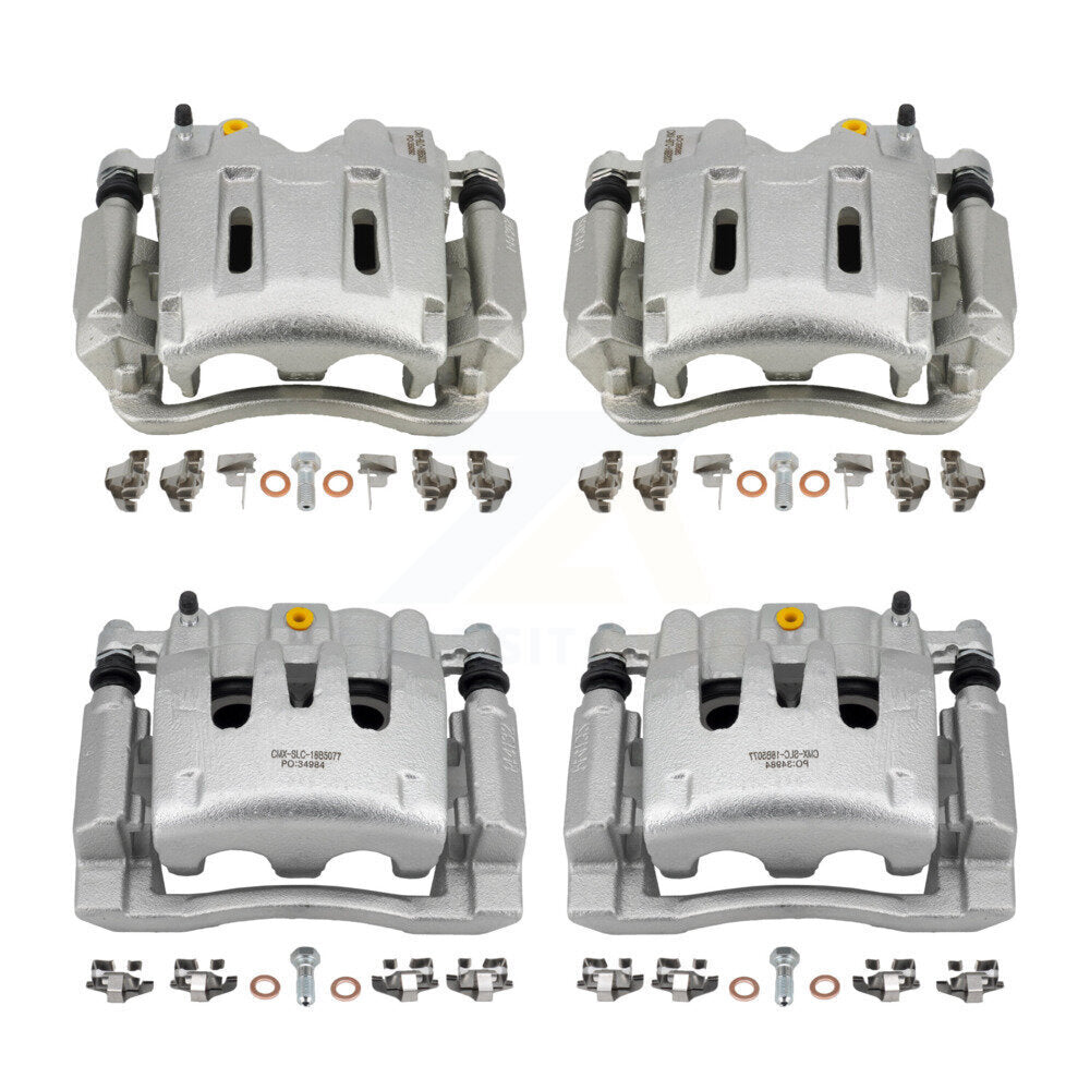 Disc Brake Caliper Front Rear Kit For 2008-2012 Ford F-350 Super Duty F-250