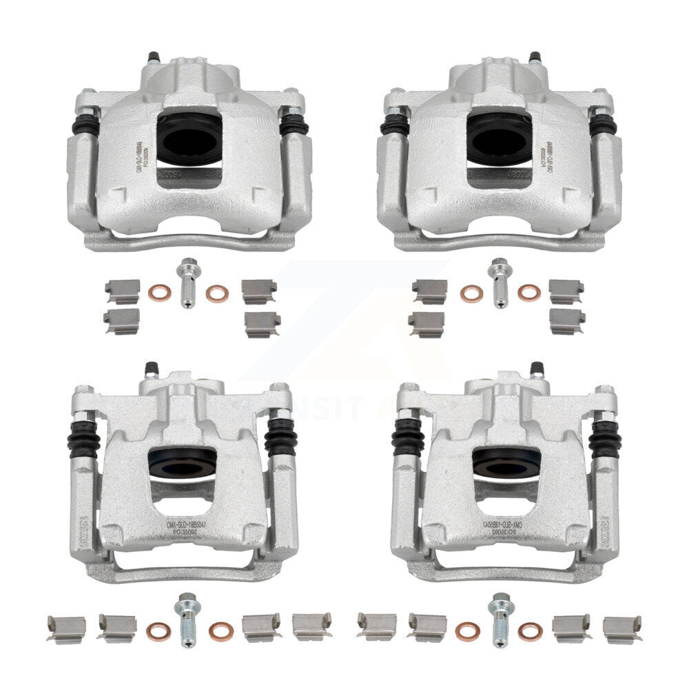Brake Caliper Left Right (Driver Passenger) Front Rear Kit For Jeep Wrangler JK