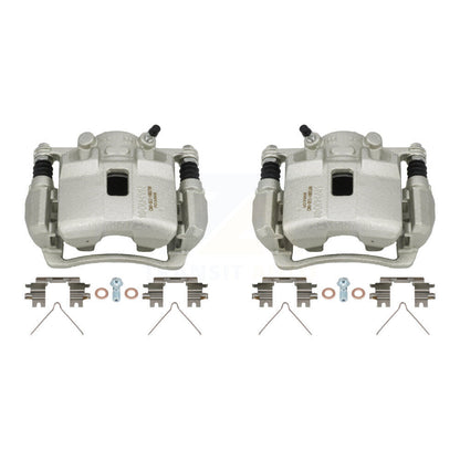 Brake Caliper Left Right Side (Driver Passenger) Front Kit For Honda Civic Fit