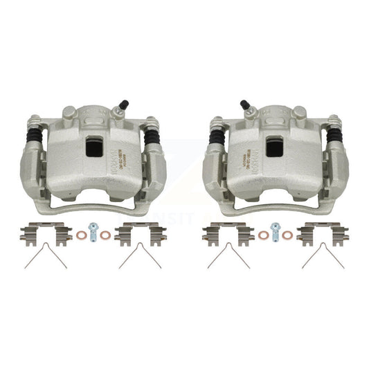 Brake Caliper Left Right Side (Driver Passenger) Front Kit For Honda Civic Fit