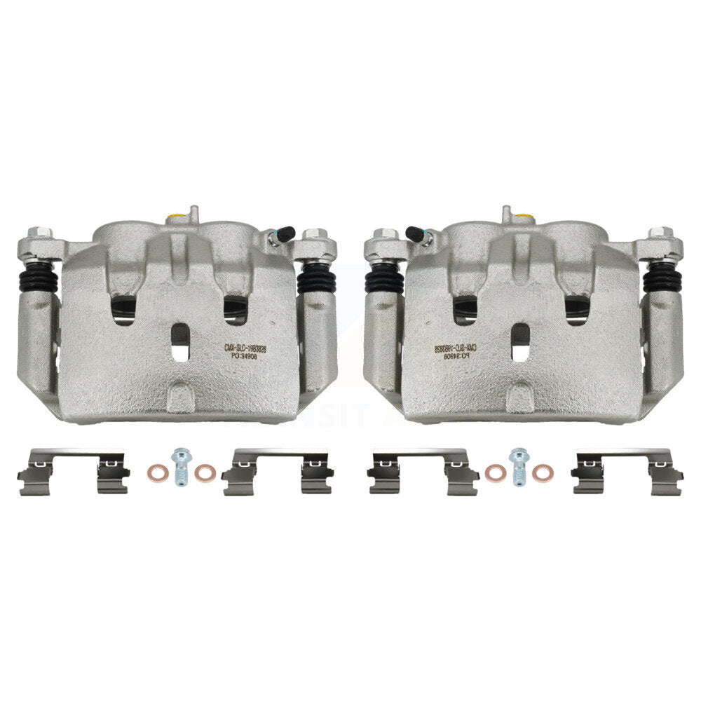 Brake Caliper Left Right (Driver Passenger) Front Kit For 2009-2015 Honda Pilot
