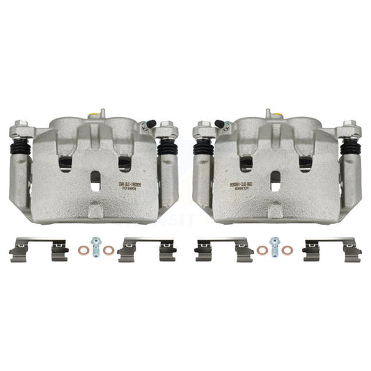 Brake Caliper Left Right (Driver Passenger) Front Kit For 2009-2015 Honda Pilot