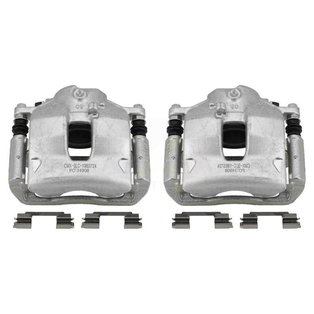 Brake Caliper Front Kit For Mercedes-Benz C300 C250 SLK250 Without Sport Package