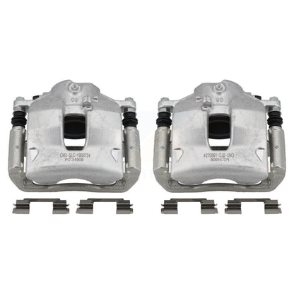 Brake Caliper Front Kit For Mercedes-Benz C300 C250 SLK250 Without Sport Package