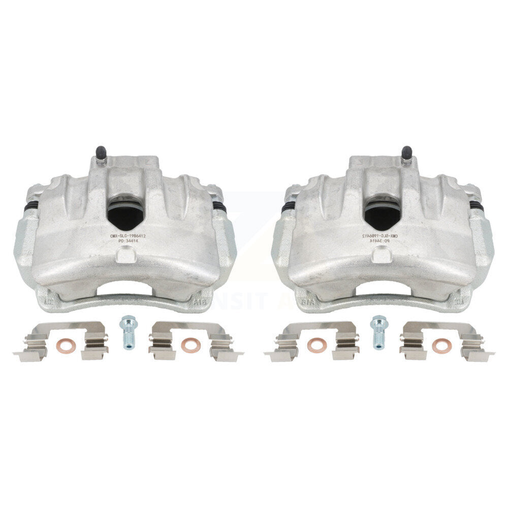 Brake Caliper Front Kit For 10-16 Hyundai Genesis Coupe Without Brembo Calipers