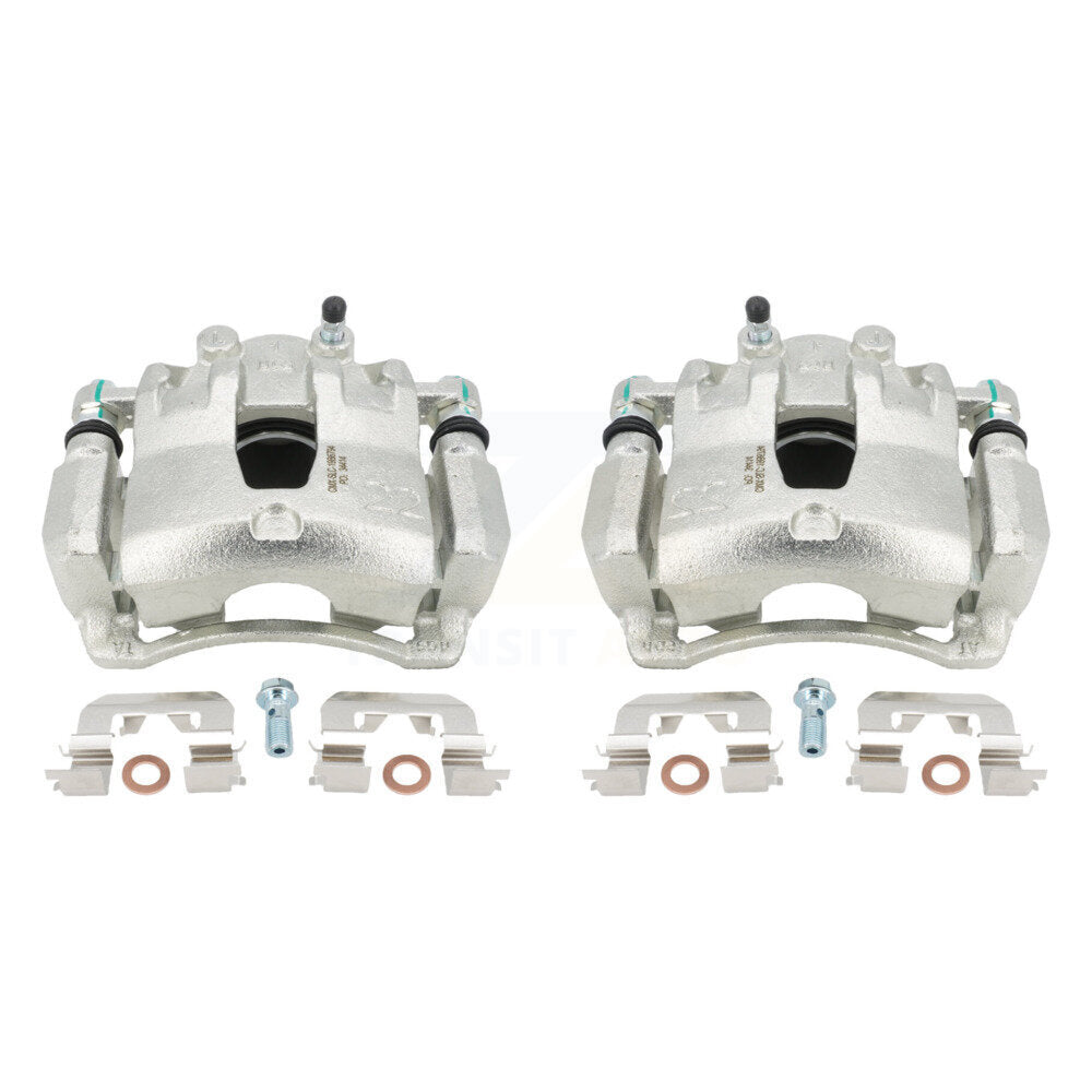 Brake Caliper Left Right (Driver Passenger) Front Kit For Hyundai Accent Kia Rio