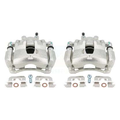 Brake Caliper Left Right (Driver Passenger) Front Kit For Hyundai Accent Kia Rio