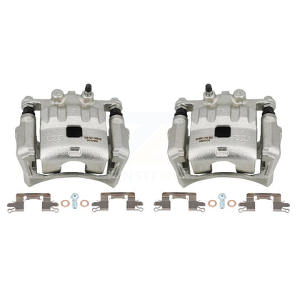 Brake Caliper Left Right Side (Driver Passenger) Front Kit For 2011-2014 Mazda 2