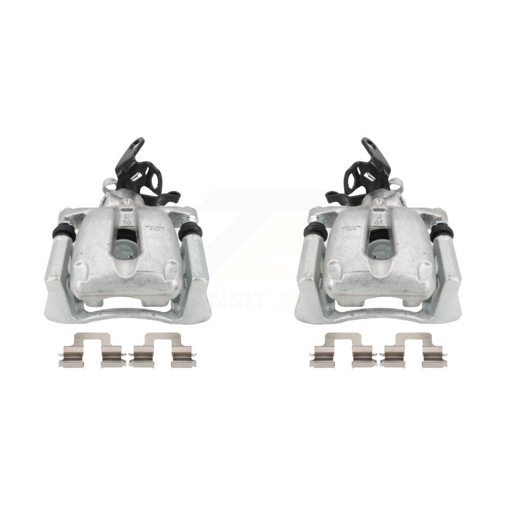 Brake Caliper (Left Right) Rear Kit For 2008-2009 Audi TT With Mounting Bracket
