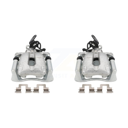 Brake Caliper (Left Right) Rear Kit For 2008-2009 Audi TT With Mounting Bracket