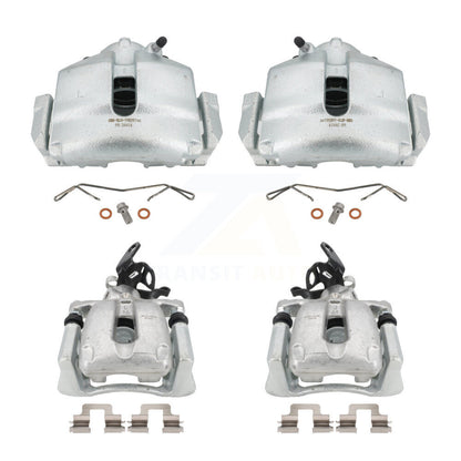 Disc Brake Caliper Front Rear Kit For 2008-2009 Audi TT With Mounting Bracket