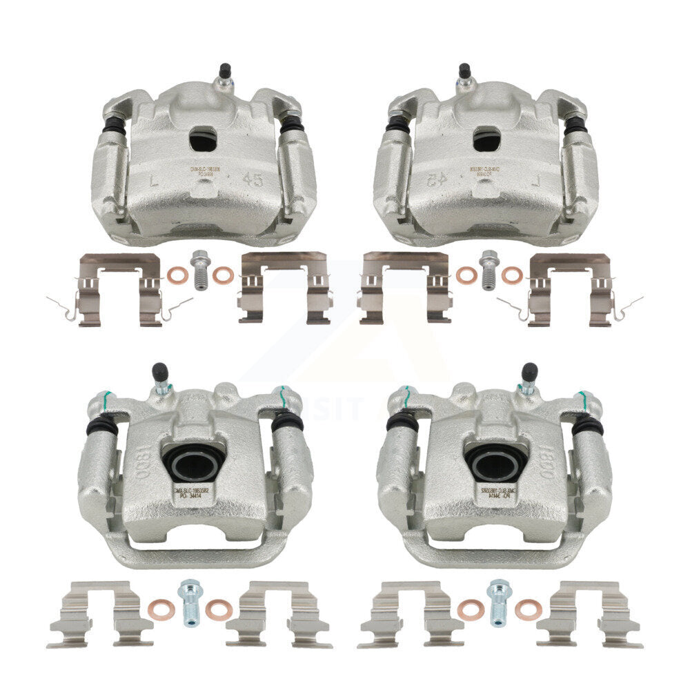 Disc Brake Caliper Front Rear Kit For 2007-2010 Nissan Sentra SE-R with 2.5L