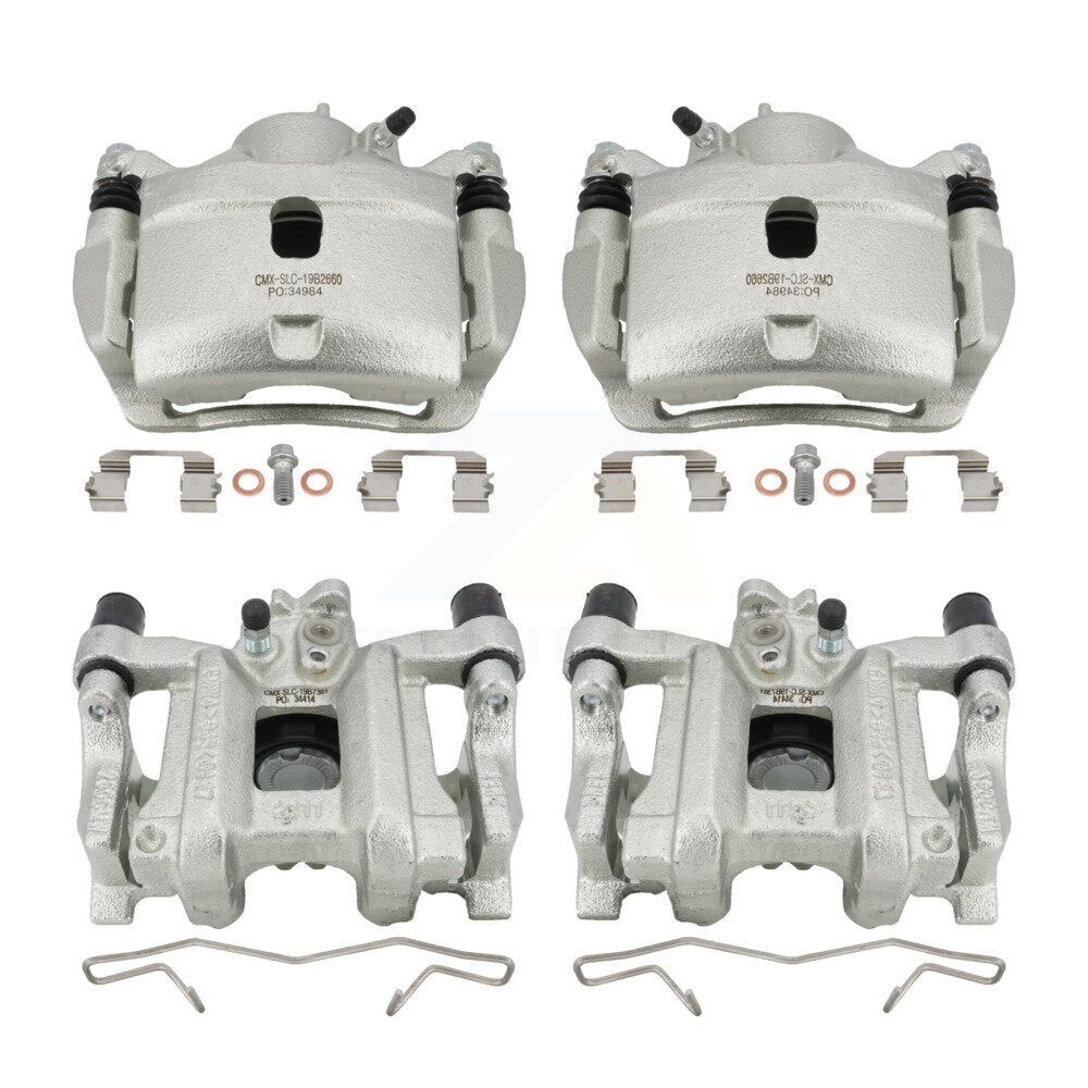 Brake Caliper Left Right Side (Driver Passenger) Front Rear Kit For Honda Civic