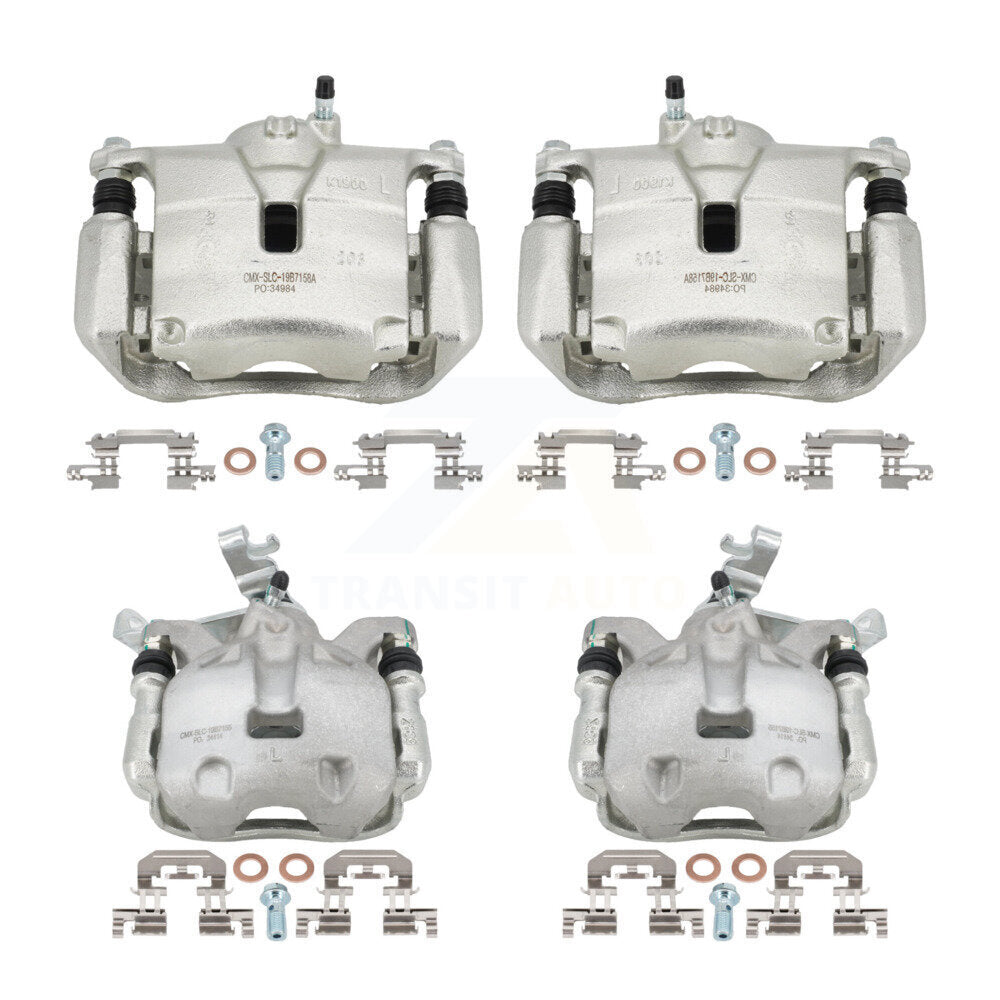 Brake Caliper Left Right Side Front Rear Kit For 2014-2016 Mazda 3 Sport 2.5L