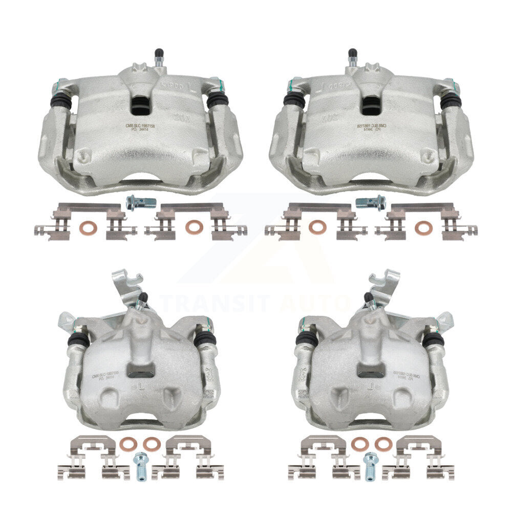Brake Caliper Left Right Side Front Rear Kit For 2014-2016 Mazda 3 Sport 2.0L