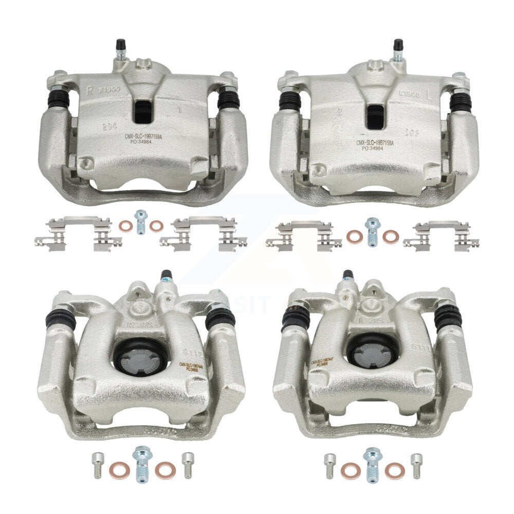 Disc Brake Caliper Left Right Side Front Rear Kit For 2017 Mazda 3 Sport 2.5L