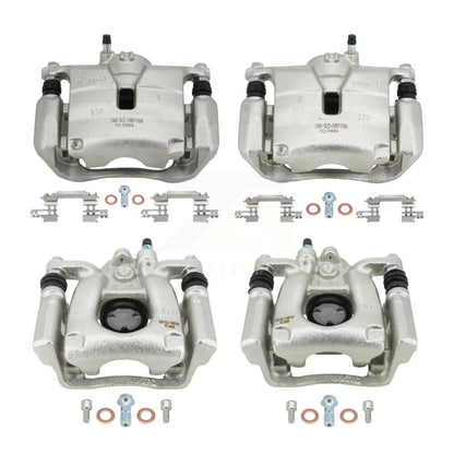 Disc Brake Caliper Left Right Side Front Rear Kit For 2017 Mazda 3 Sport 2.5L