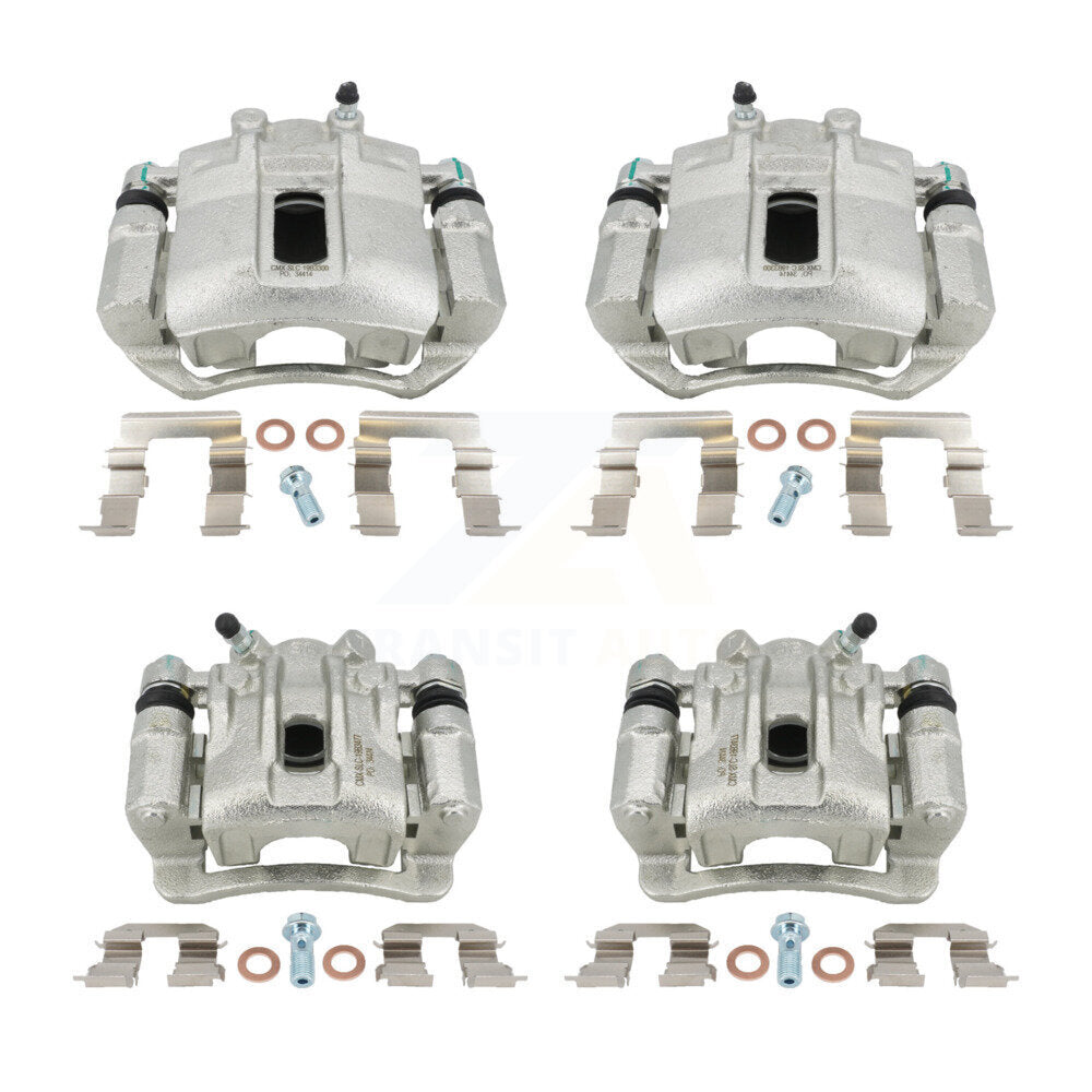Disc Brake Caliper Front Rear Kit For 2006-2007 Hyundai Accent Kia Rio5 Rio