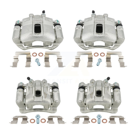 Disc Brake Caliper Front Rear Kit For 2006-2007 Hyundai Accent Kia Rio5 Rio