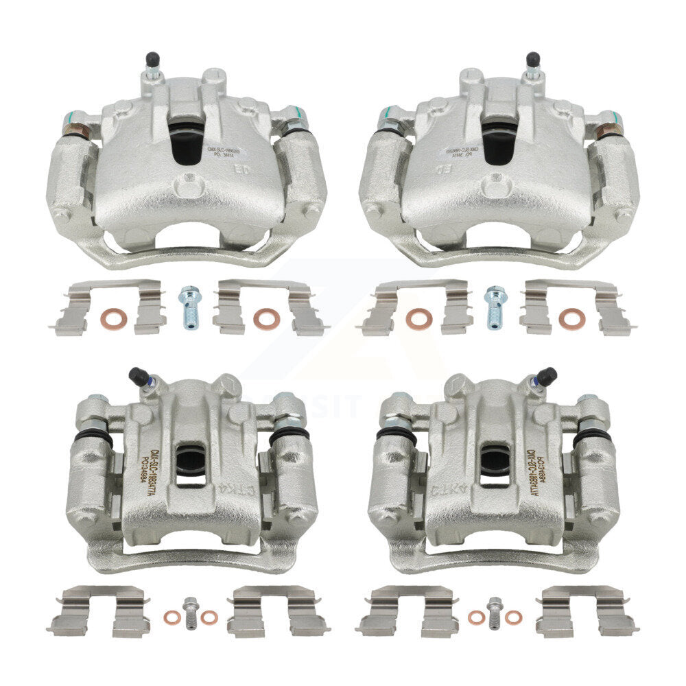 Brake Caliper Left Right Front Rear Kit For 2009-2012 Hyundai Elantra Hatchback