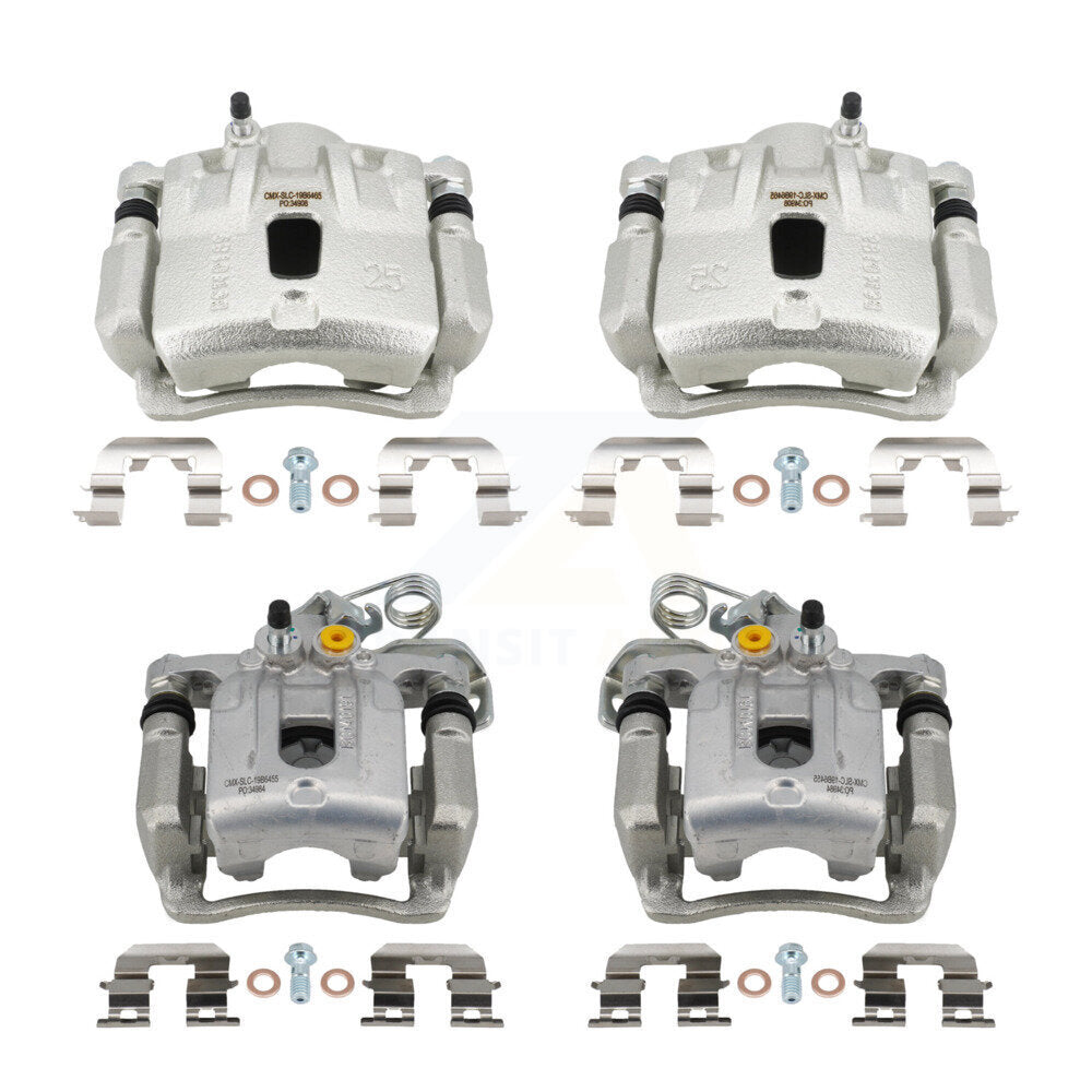 Disc Brake Caliper Front Rear Kit For 2011-2012 Hyundai Elantra Sedan with 1.8L